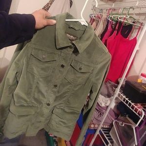 Eddie Bauer denim/cord jacket